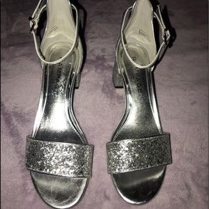Silver heels